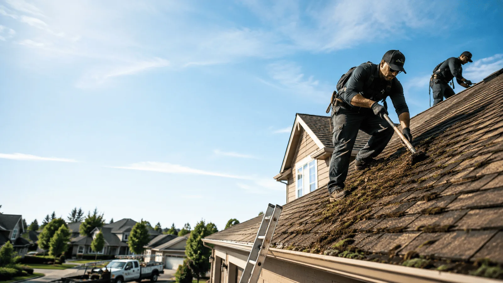 Roof Moss Removal in West Union, IL near me